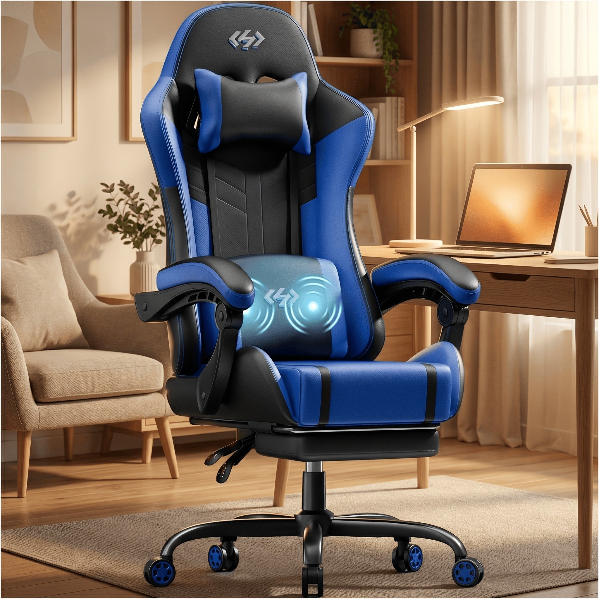 Gaming-Stuhl, Schwarz Rot für Gaming – Detailansicht 21