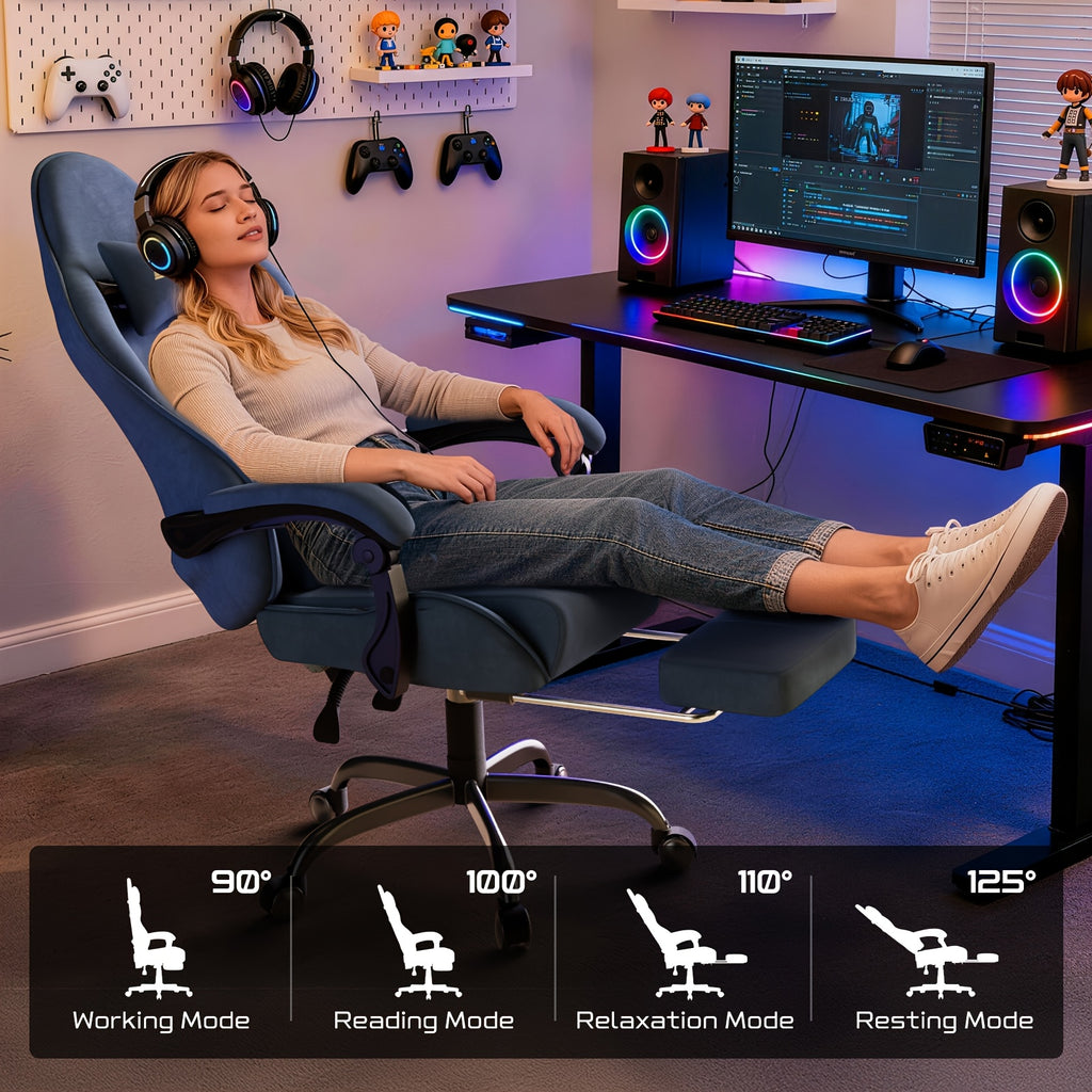 Gaming-Stuhl, verstellbar für Gaming und Computerplatz – Detailansicht 10