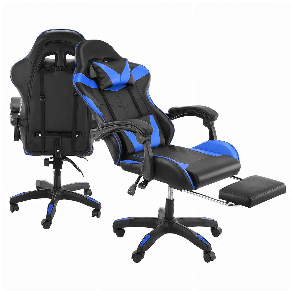 Gaming-Stuhl, WEIß für Gaming und Computerplatz – Detailansicht 12