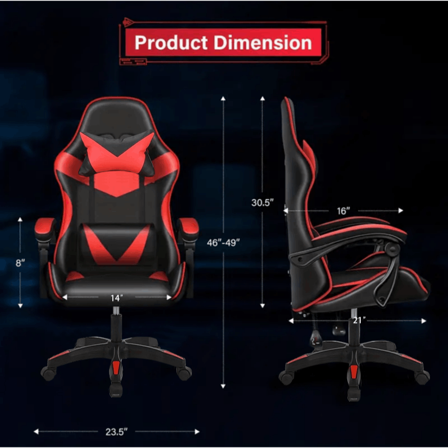 Gaming-Stuhl, WEIß für Gaming und Computerplatz – Detailansicht 15