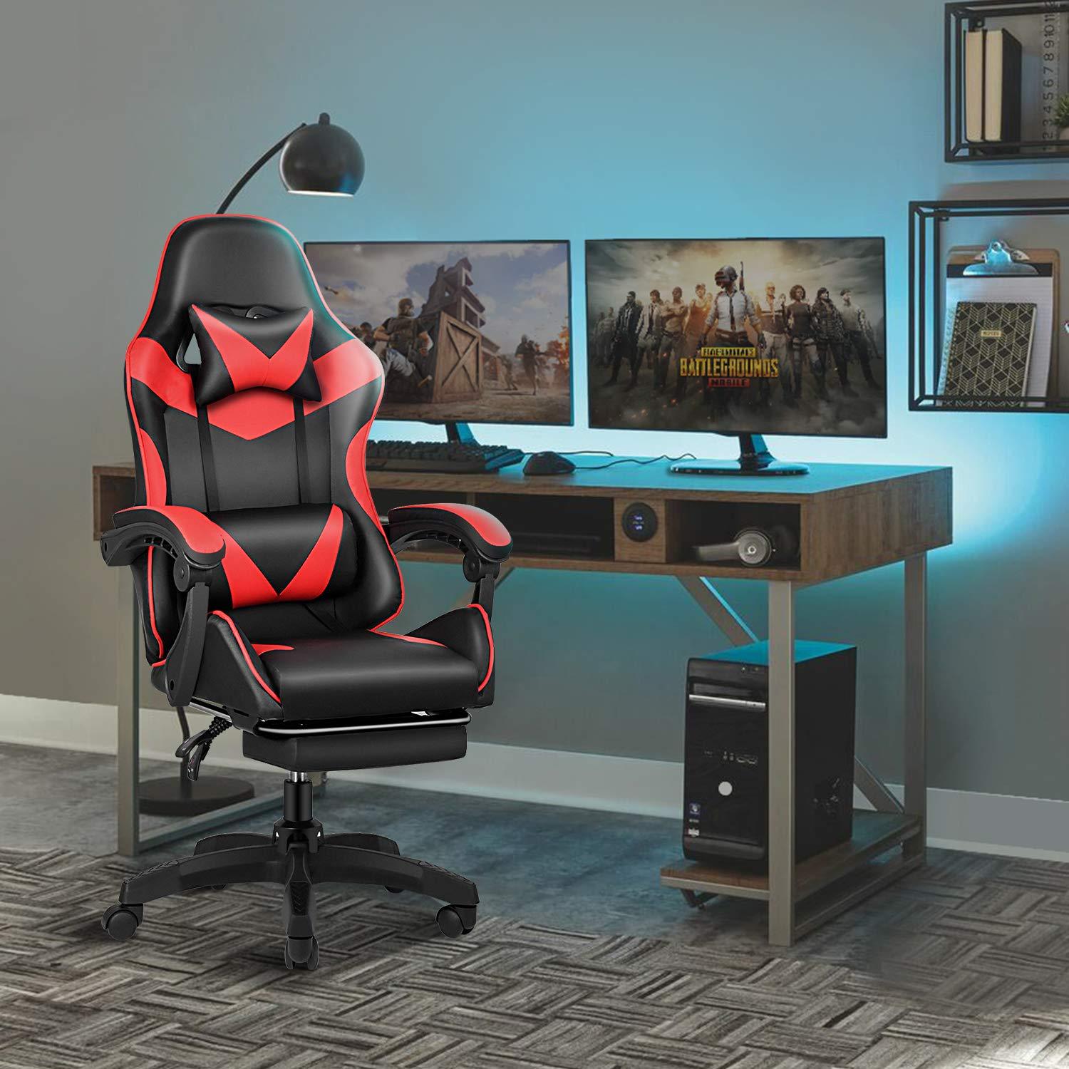 Gaming-Stuhl, WEIß für Gaming und Computerplatz – Detailansicht 20