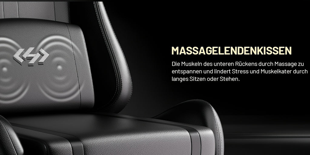 Gaming-Stuhl, Weiß Und Schwarz für Computerplatz – Detailansicht 17