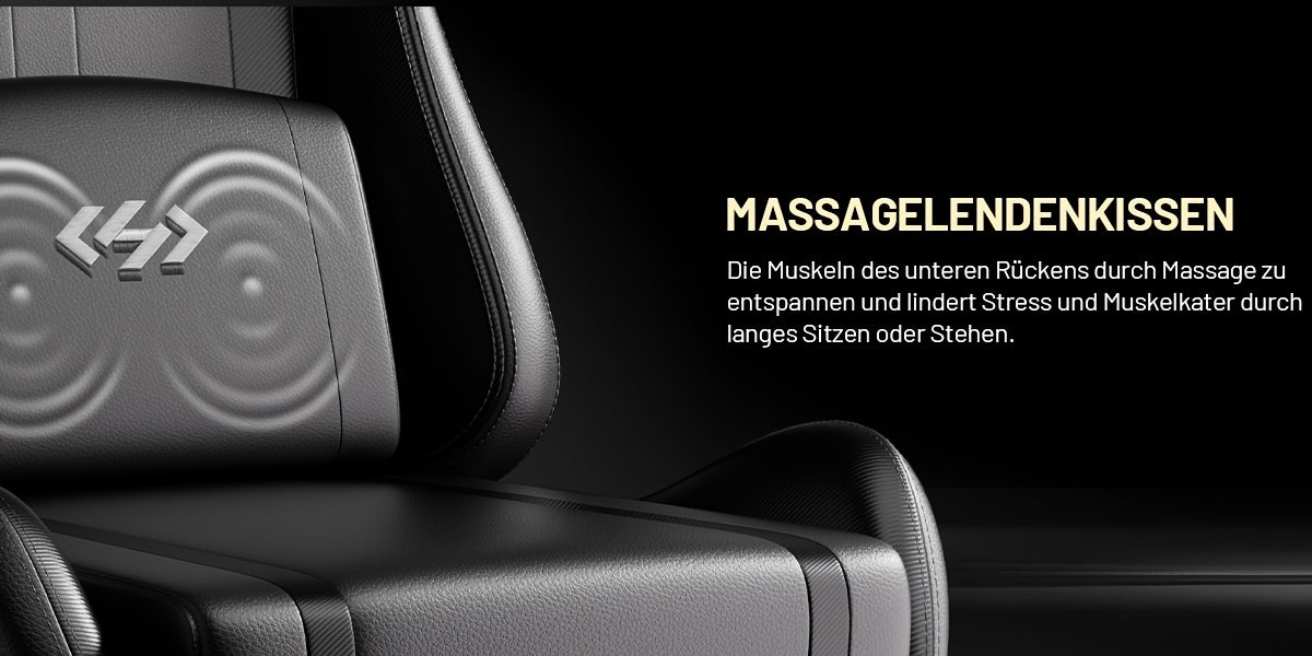 Gaming-Stuhl, Weiß Und Schwarz für Computerplatz – Detailansicht 17
