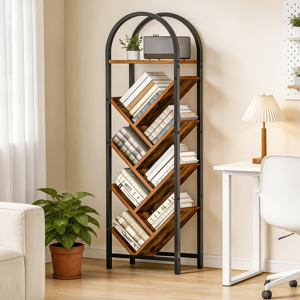 Garderobenregale mit Bank, Braun für Wohnzimmer und Zuhause – Detailansicht 6