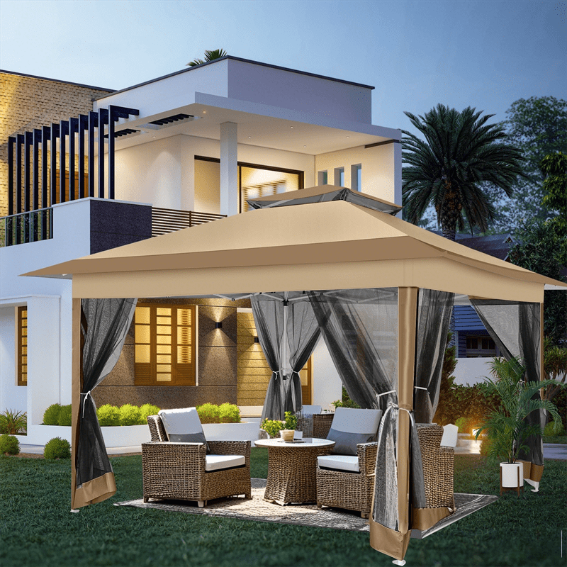 Gartenlauben, 3,66x3,66 für Garten und Terrasse – Detailansicht 2