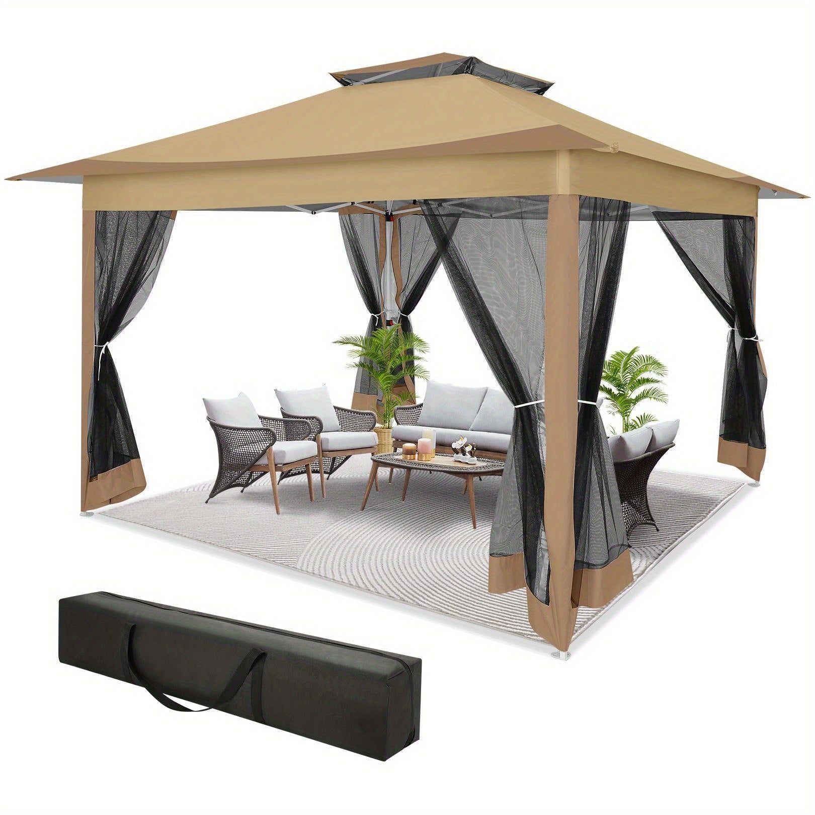 Gartenlauben, 3,66x3,66 für Garten und Terrasse – Detailansicht 3