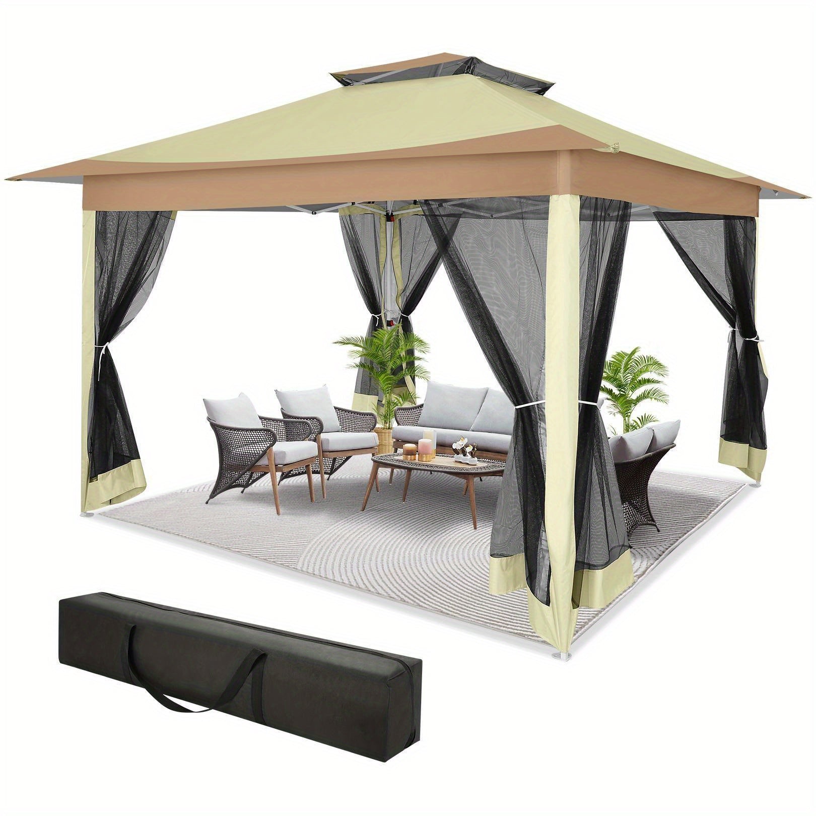 Gartenlauben, 3,66x3,66 für Garten und Terrasse – Detailansicht 9