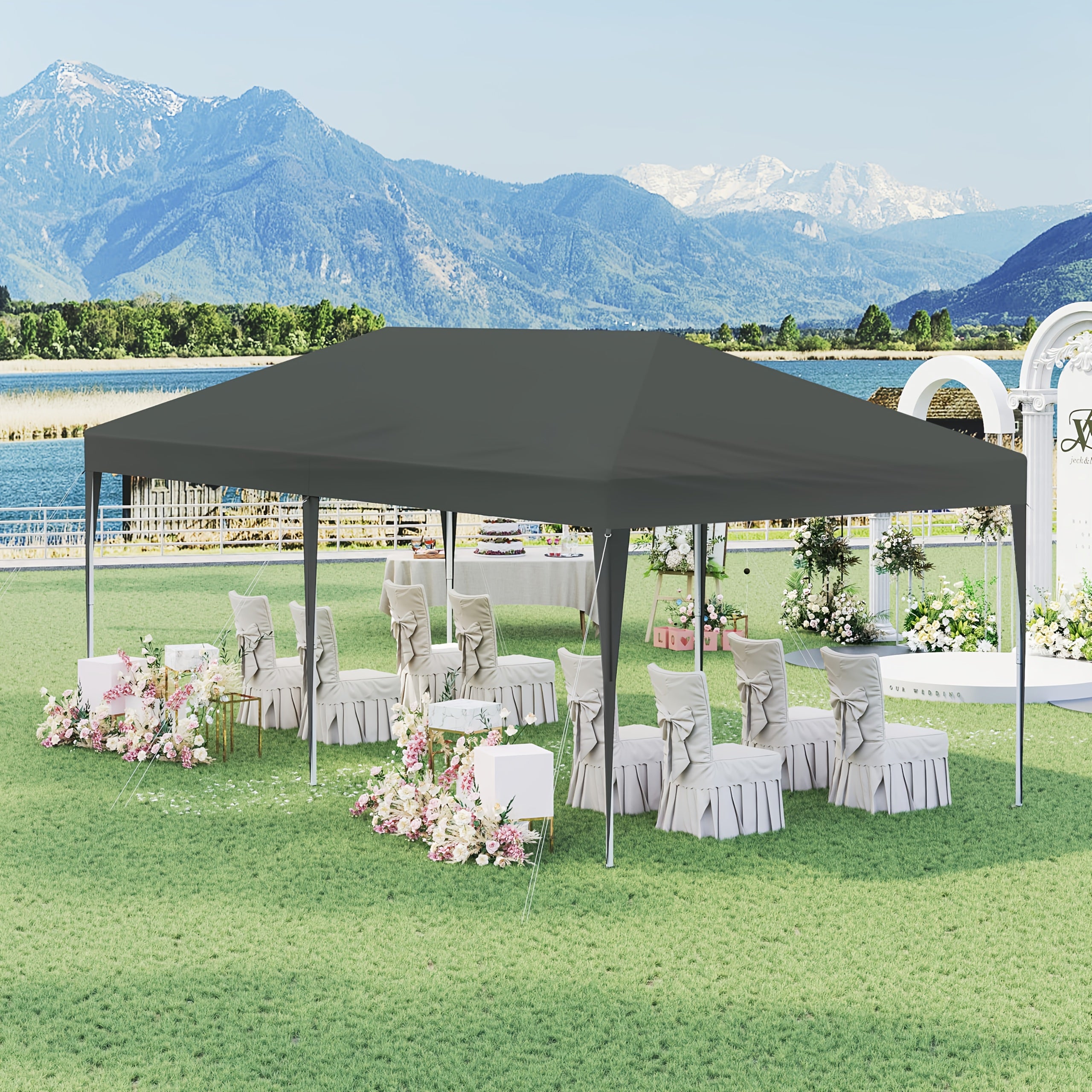 Gartenlauben, 3x6m für Garten und Terrasse – Detailansicht 6