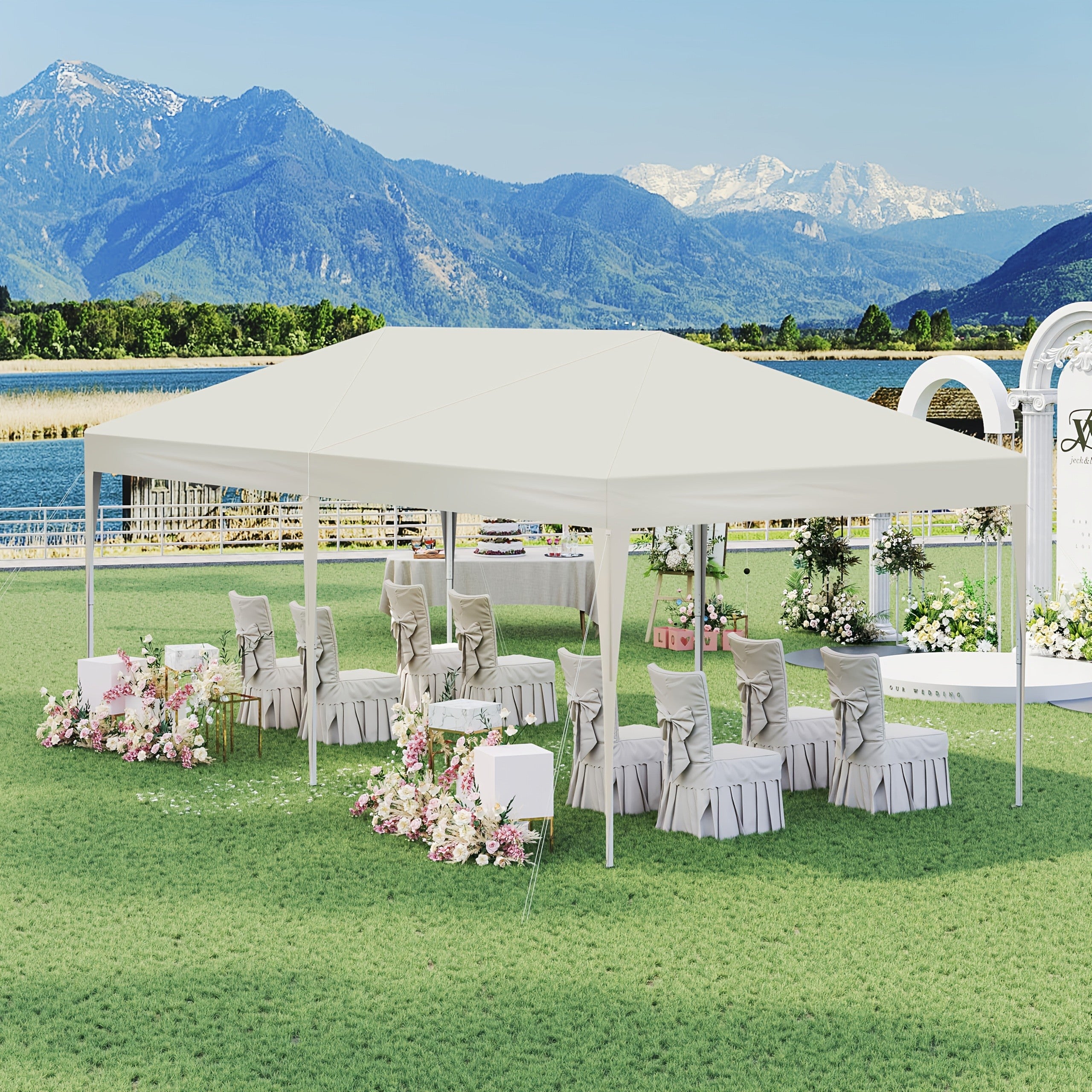 Gartenlauben, 3x6m für Garten und Terrasse – Detailansicht 11