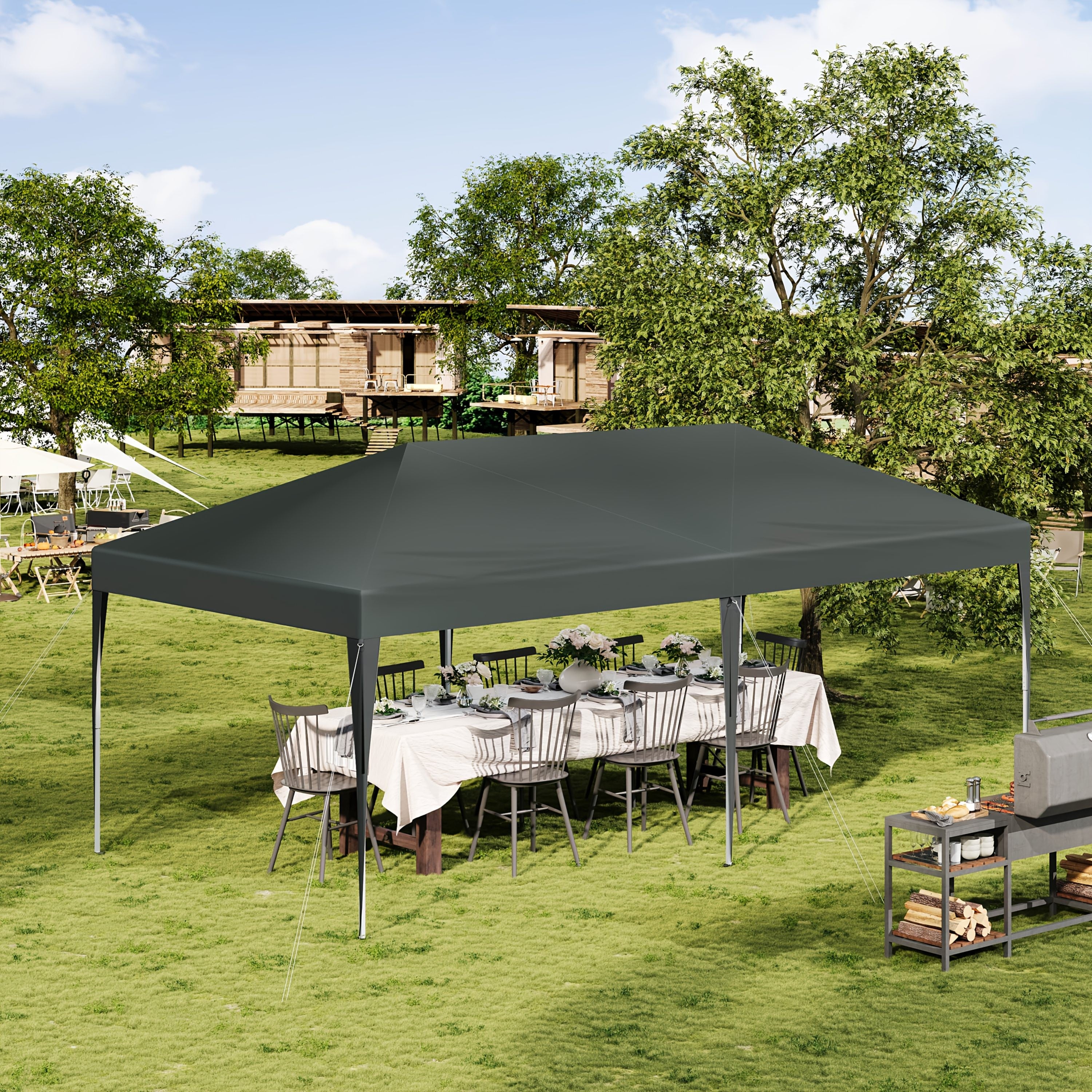 Gartenlauben, 3x6m für Garten und Terrasse – Detailansicht 12