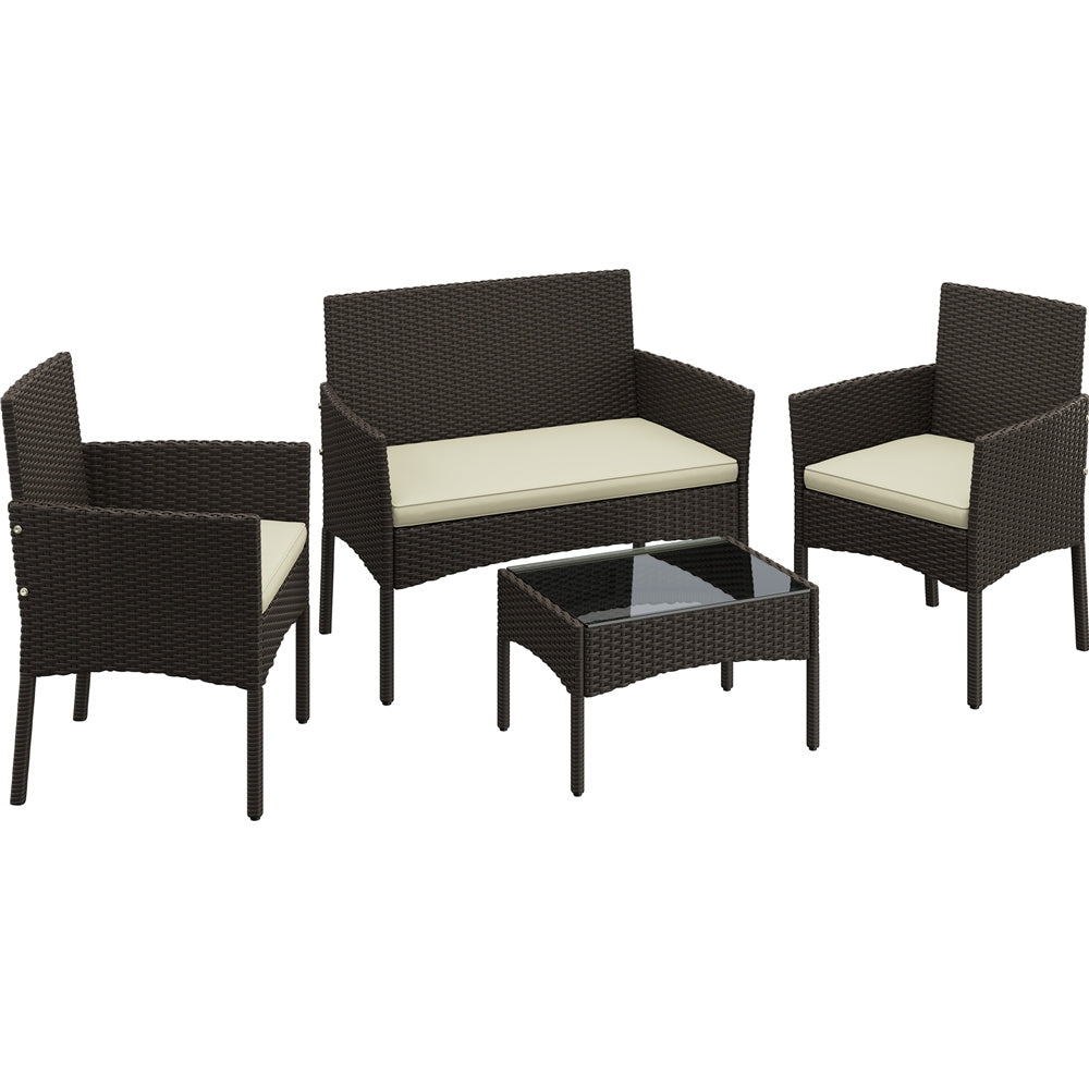 Gartenmöbel-Set, Grau für Balkon und Garten – Detailansicht 7