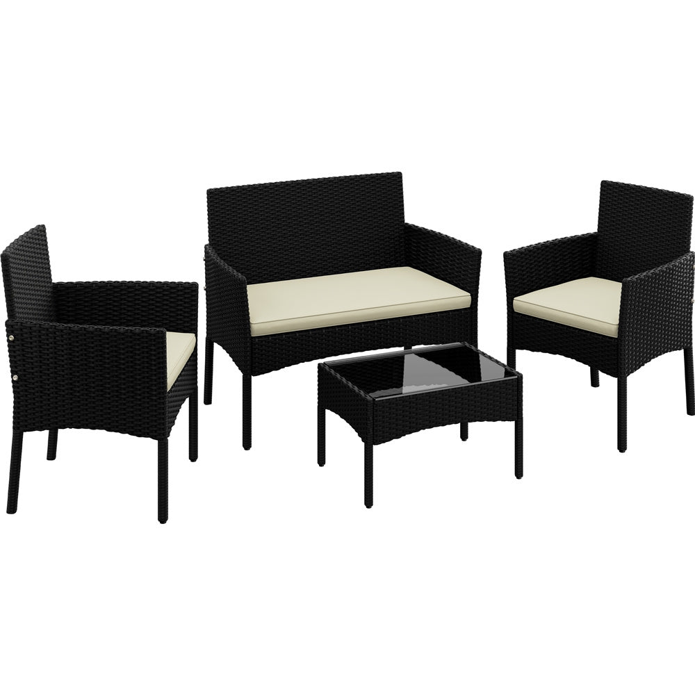 Gartenmöbel-Set, Grau für Balkon und Garten – Detailansicht 15