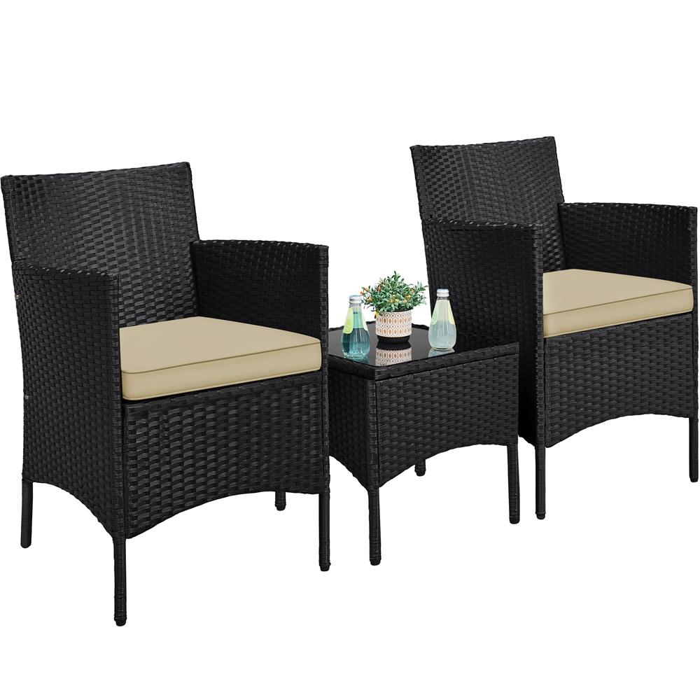 Gartenmöbel-Set, Schwarz & Khaki für Garten – Detailansicht 13