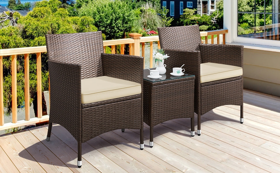 Gartenmöbel-Set, Schwarz & Khaki für Garten – Detailansicht 14