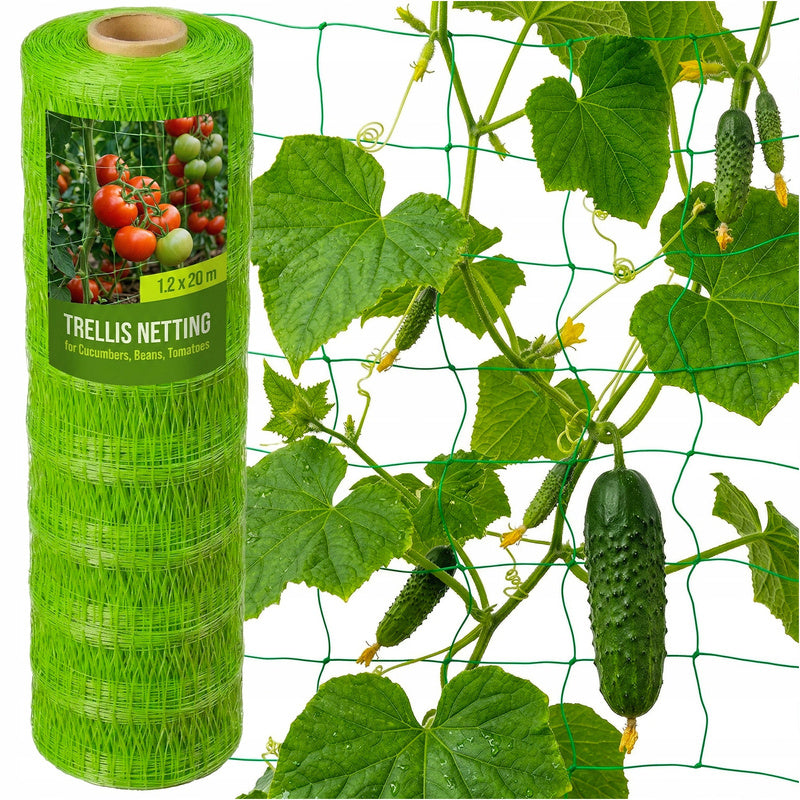 Gartennetz für Kletterpflanzen, 1,2×20M für Garten und Terrasse – Hauptansicht