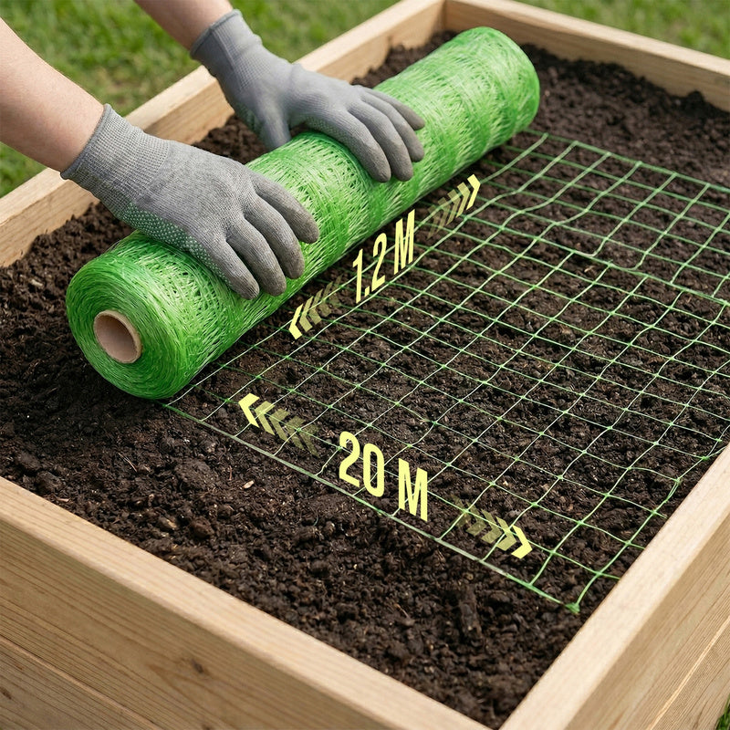 Gartennetz für Kletterpflanzen, 1,2×20M für Garten und Terrasse – Detailansicht 6