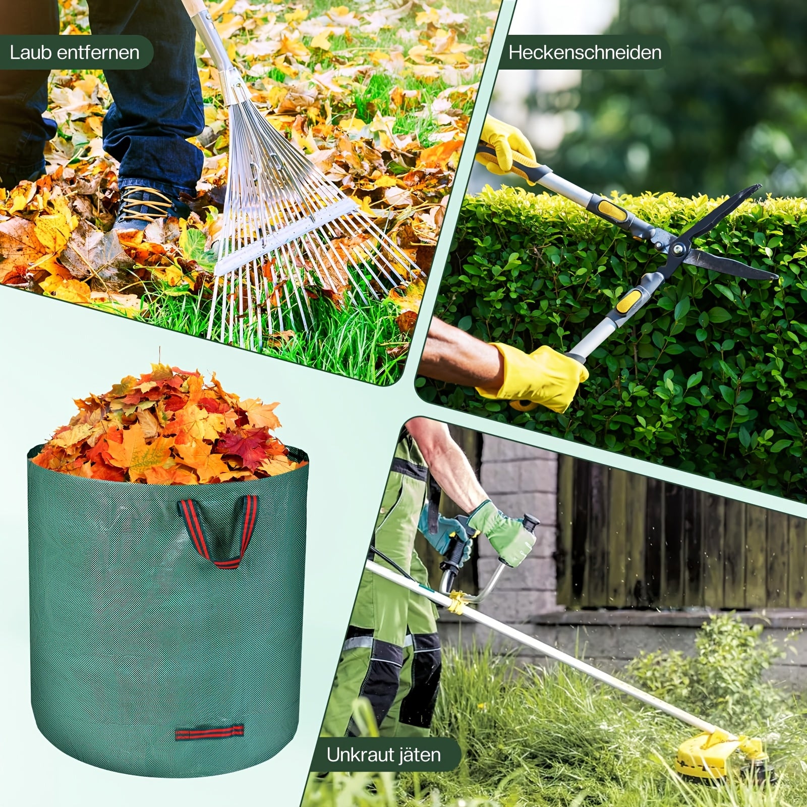 Gartensacke, faltbar für Garten und Terrasse – Detailansicht 7