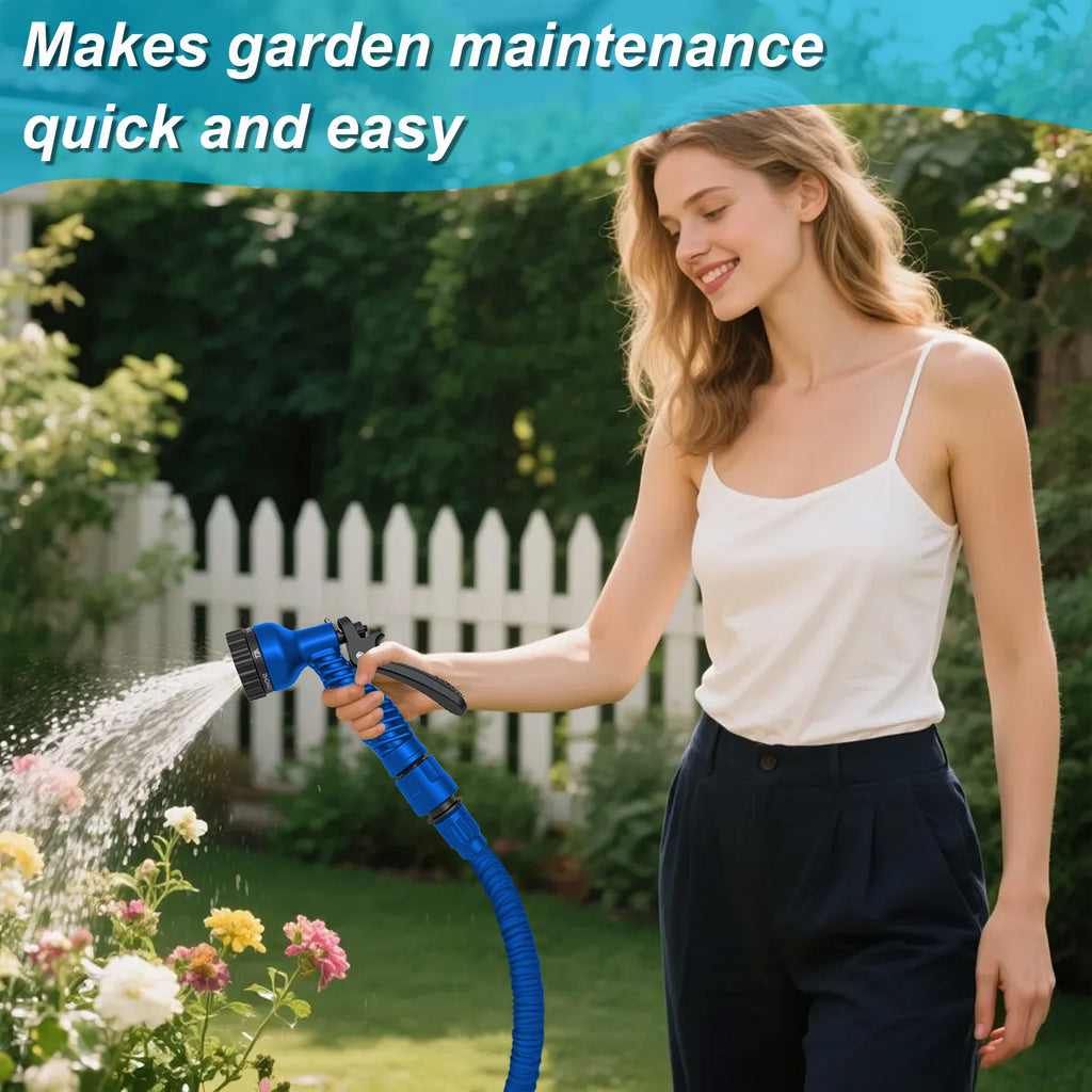 Gartenschlauch, Blau für Garten und Terrasse – Detailansicht 15