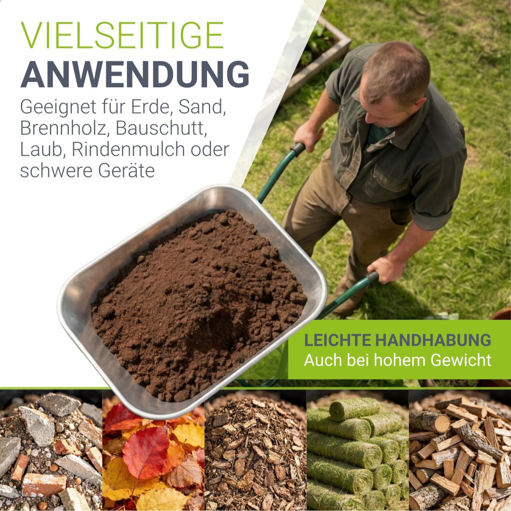 Gartenwagen, Silber für Garten und Terrasse – Detailansicht 4