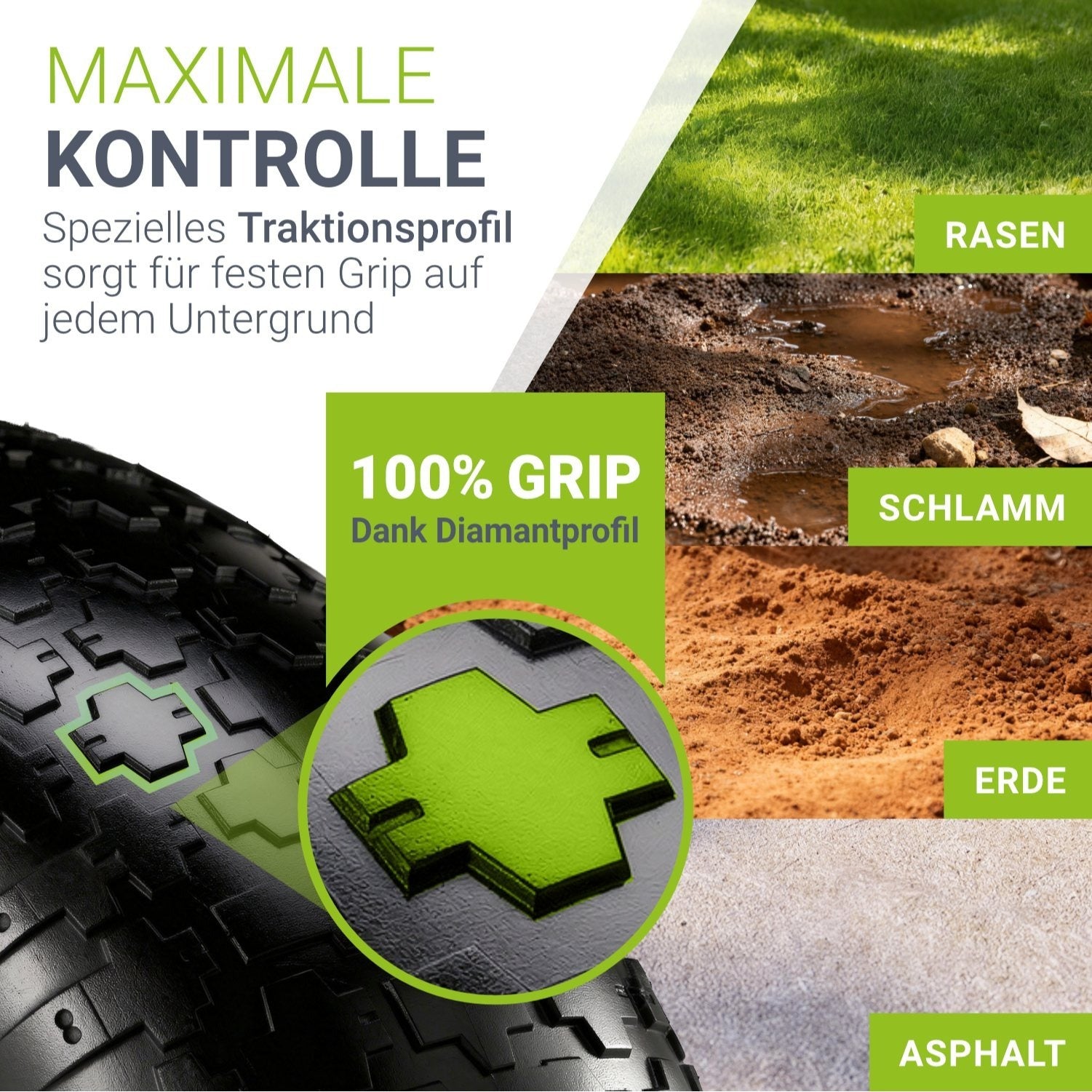 Gartenwagen, Silber für Garten und Terrasse – Detailansicht 6