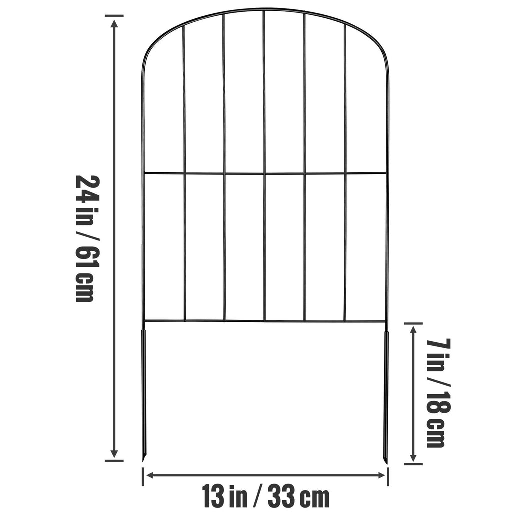 Gartenzaun, 2 Zoll für Garten und Terrasse – Detailansicht 7