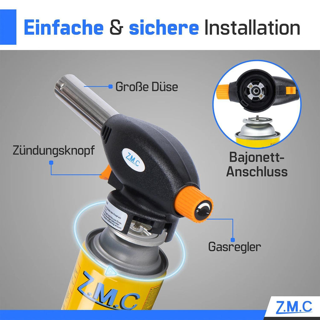 Gasbrenner Lötbrenner, Holz für Küche und Essbereich – Detailansicht 3