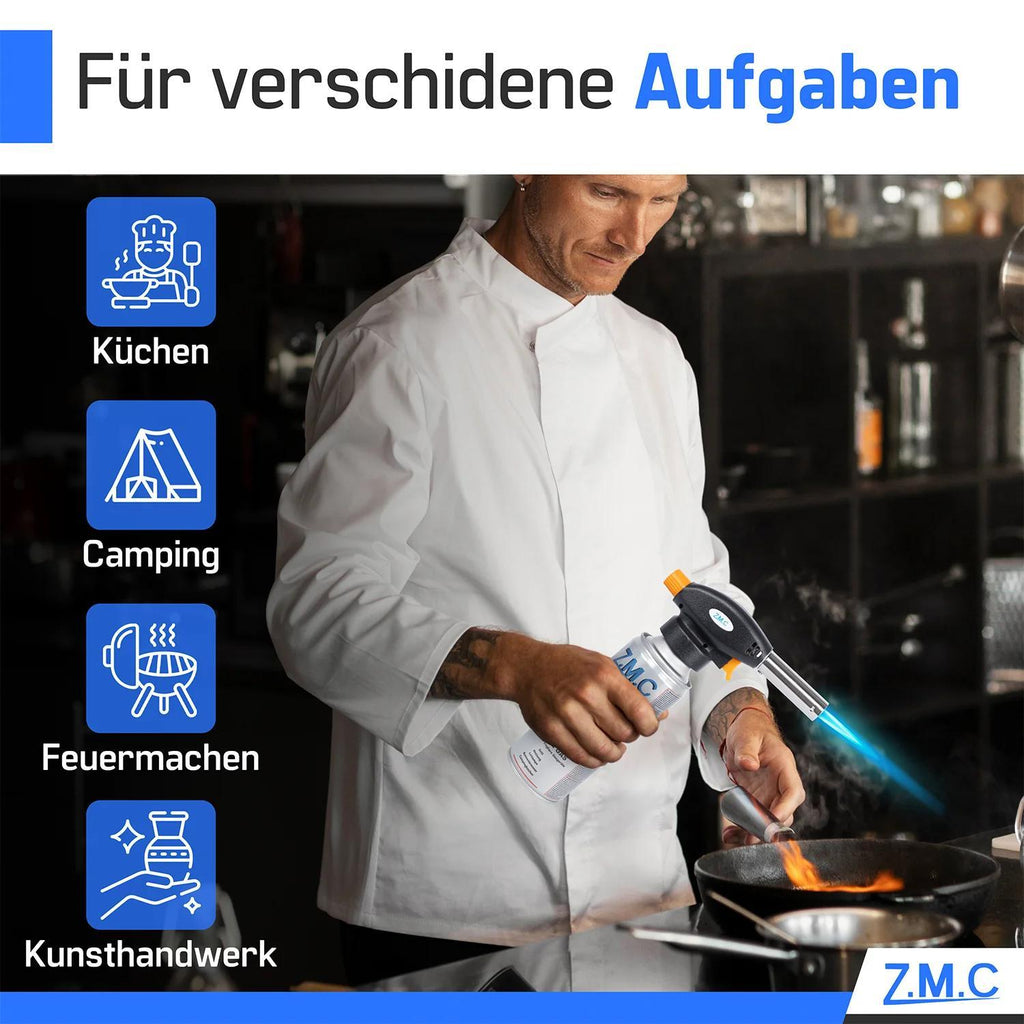 Gasbrenner Lötbrenner, Holz für Küche und Essbereich – Detailansicht 5