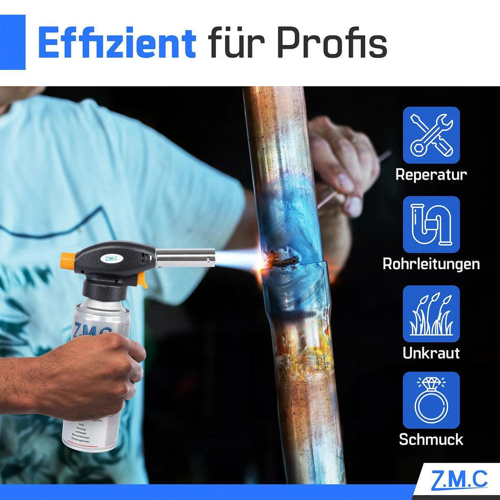 Gasbrenner Lötbrenner, Holz für Küche und Essbereich – Detailansicht 6