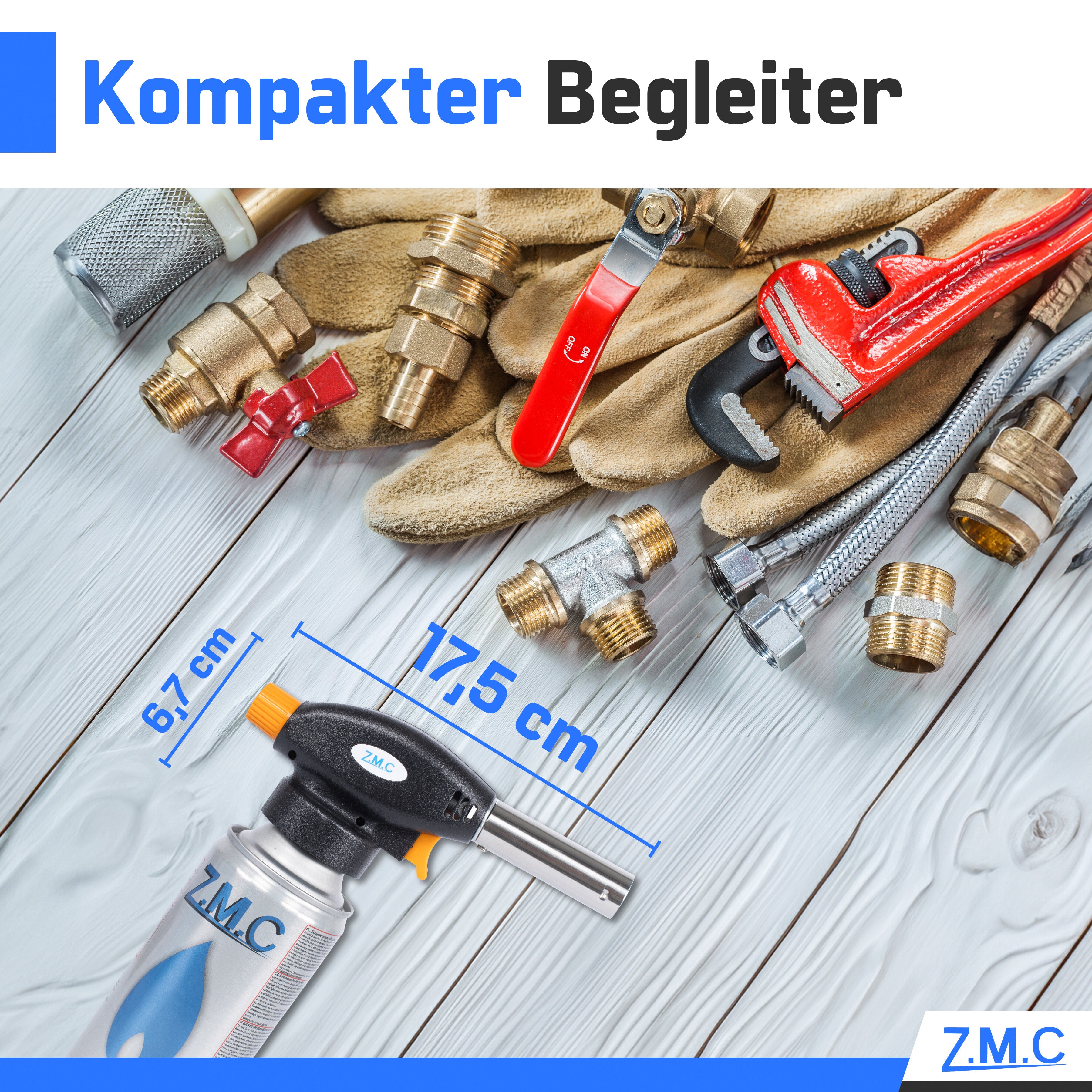 Gasbrenner Lötbrenner, Holz für Küche und Essbereich – Detailansicht 23
