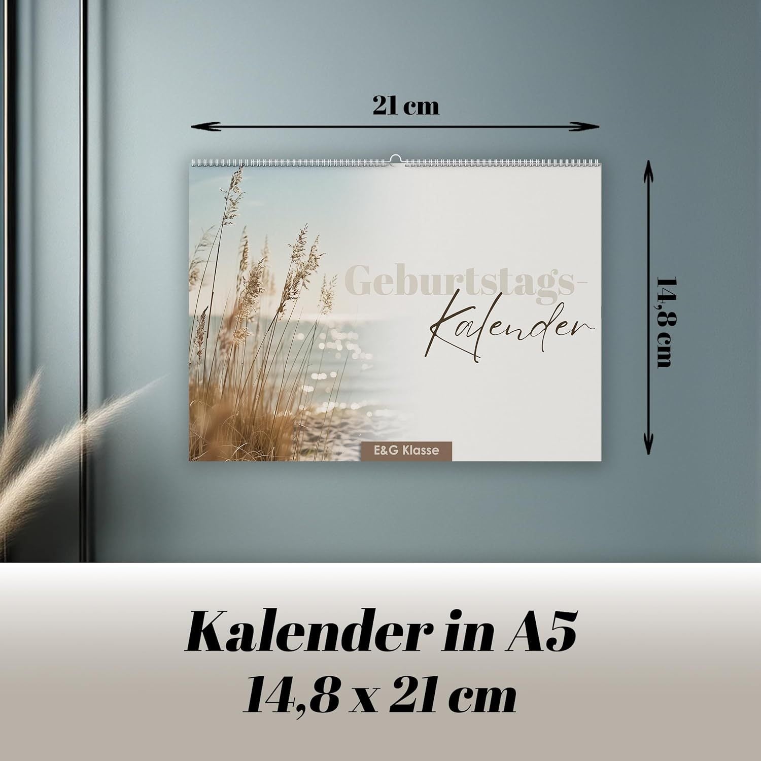 Geburtstagskalender undatiert Geburtstagsplaner, A5-Format für Alltag und Zuhause – Detailansicht 15