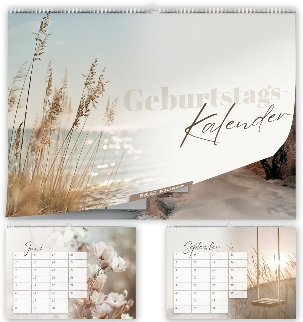 Geburtstagskalender undatiert Geburtstagsplaner, A5-Format für Alltag und Zuhause – Detailansicht 18