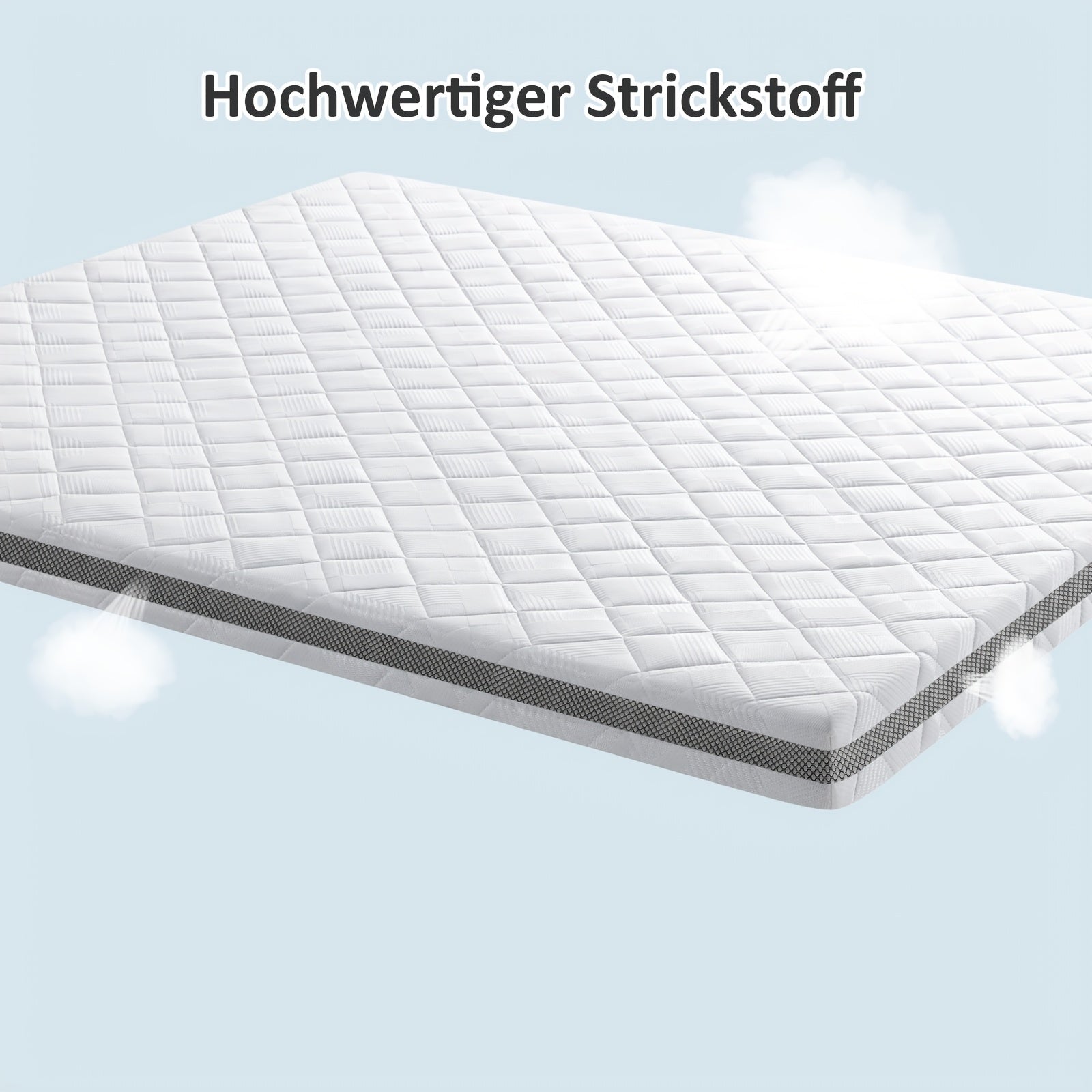 Gel-Matratzenauflage, 7,5 cm für Schlafzimmer und Bett – Detailansicht 7