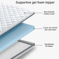 Gel-Matratzenauflage, 7,5 cm für Schlafzimmer und Bett – Detailansicht 8