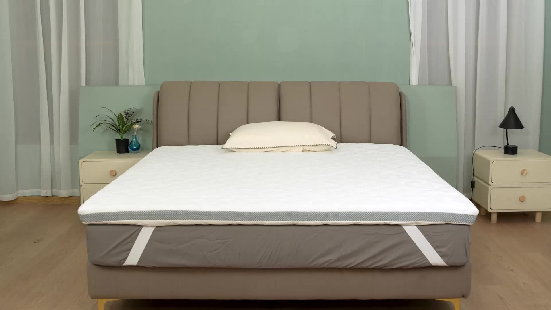 Gel-Matratzenauflage, 7,5 cm für Schlafzimmer und Bett – Detailansicht 19