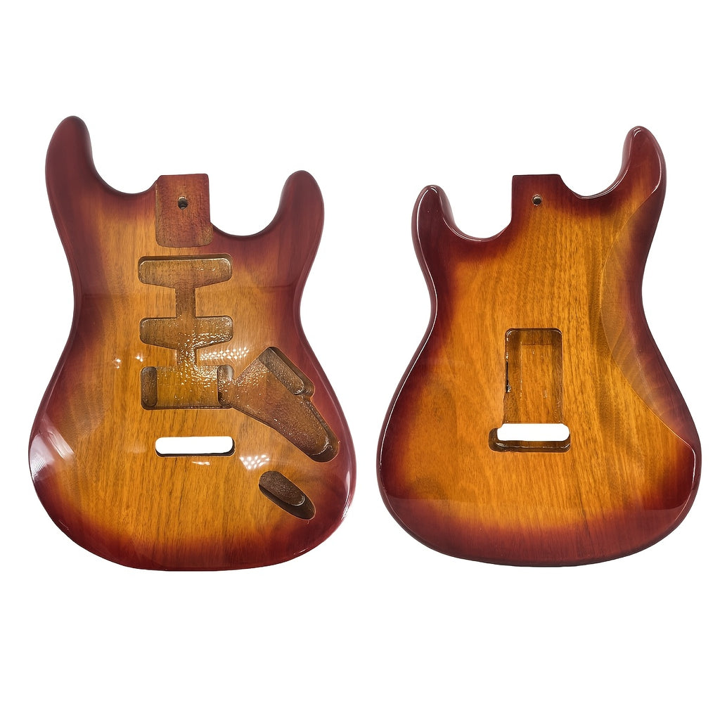 Gelbes Malerei Neues Gitarrenkorpus Ersatz für Alltag und Zuhause – Hauptansicht