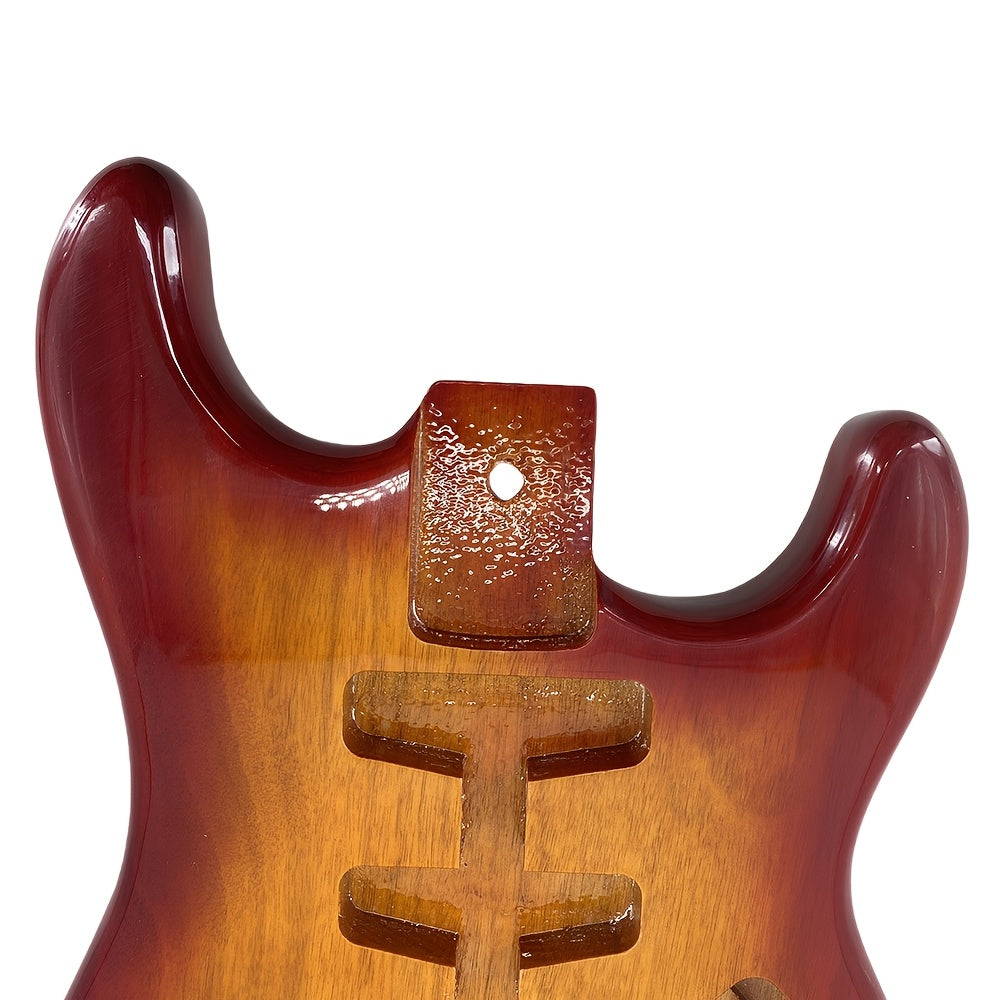 Gelbes Malerei Neues Gitarrenkorpus Ersatz für Alltag und Zuhause – Detailansicht 3