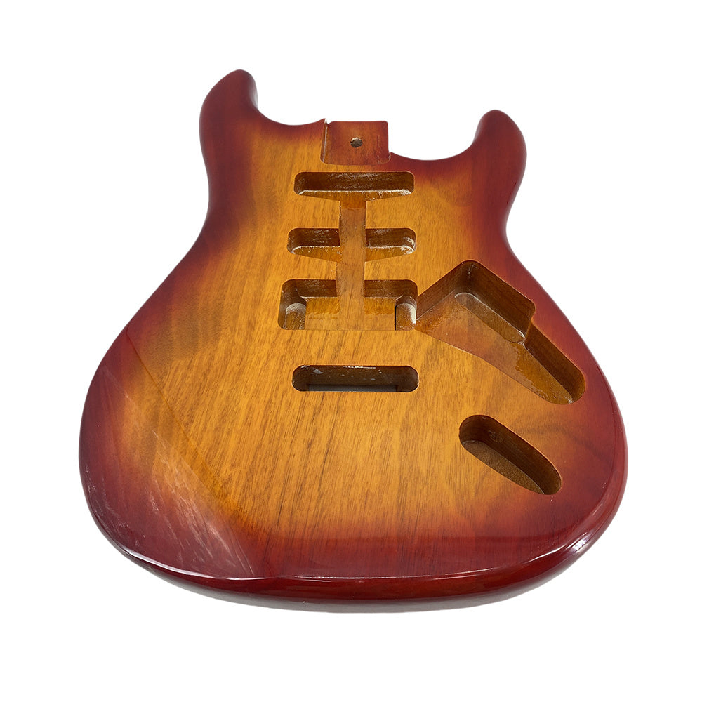 Gelbes Malerei Neues Gitarrenkorpus Ersatz für Alltag und Zuhause – Detailansicht 7