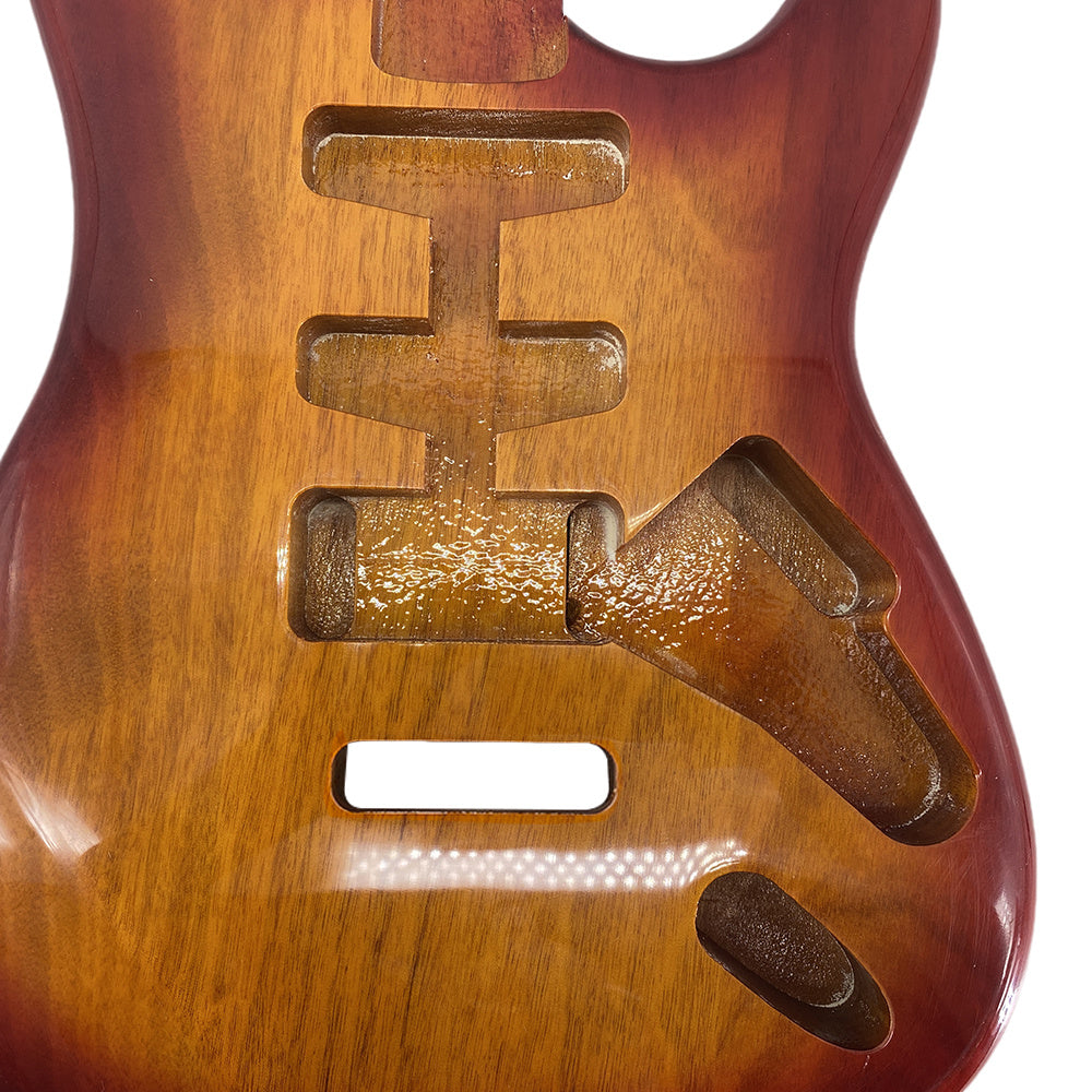 Gelbes Malerei Neues Gitarrenkorpus Ersatz für Alltag und Zuhause – Detailansicht 9