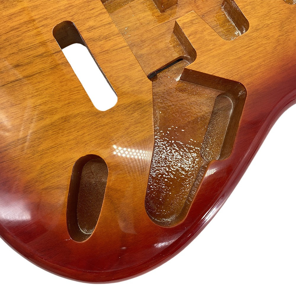 Gelbes Malerei Neues Gitarrenkorpus Ersatz für Alltag und Zuhause – Detailansicht 10