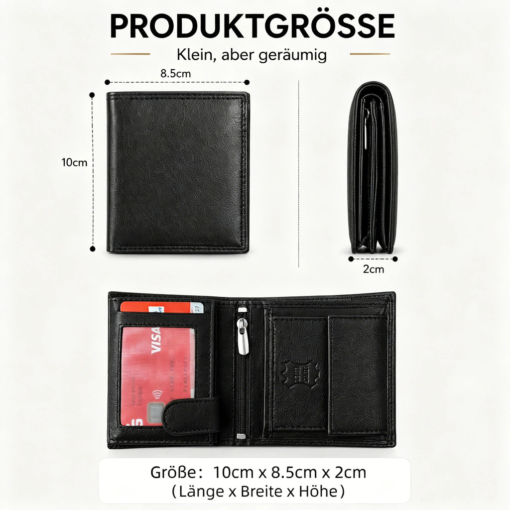 Geldbeutel, 11 Kartenfächer Hochformat für Zuhause – Detailansicht 4