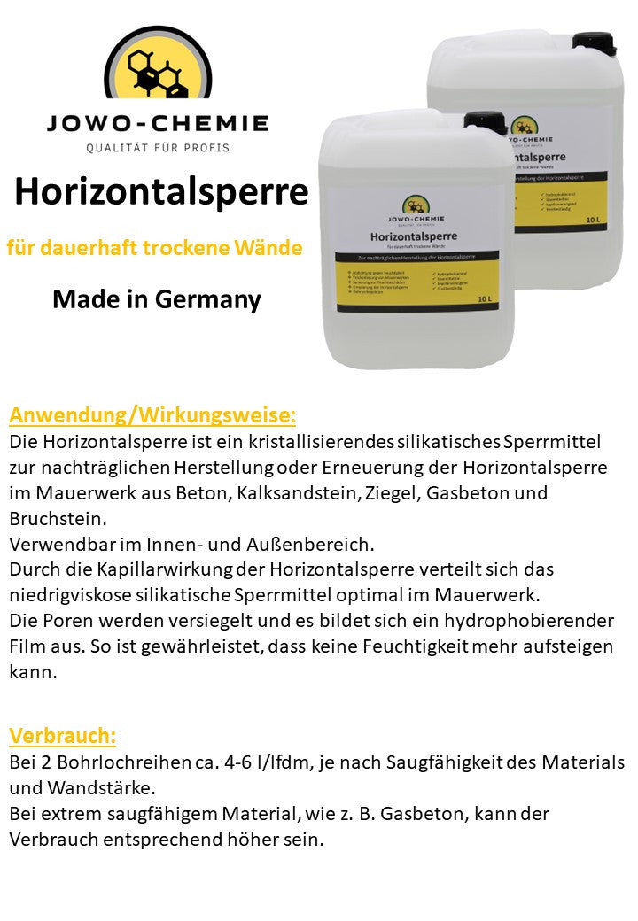 Geruchsverschlüsse, 10 L für dauerhaft trockene Wände und Alltag – Detailansicht 5