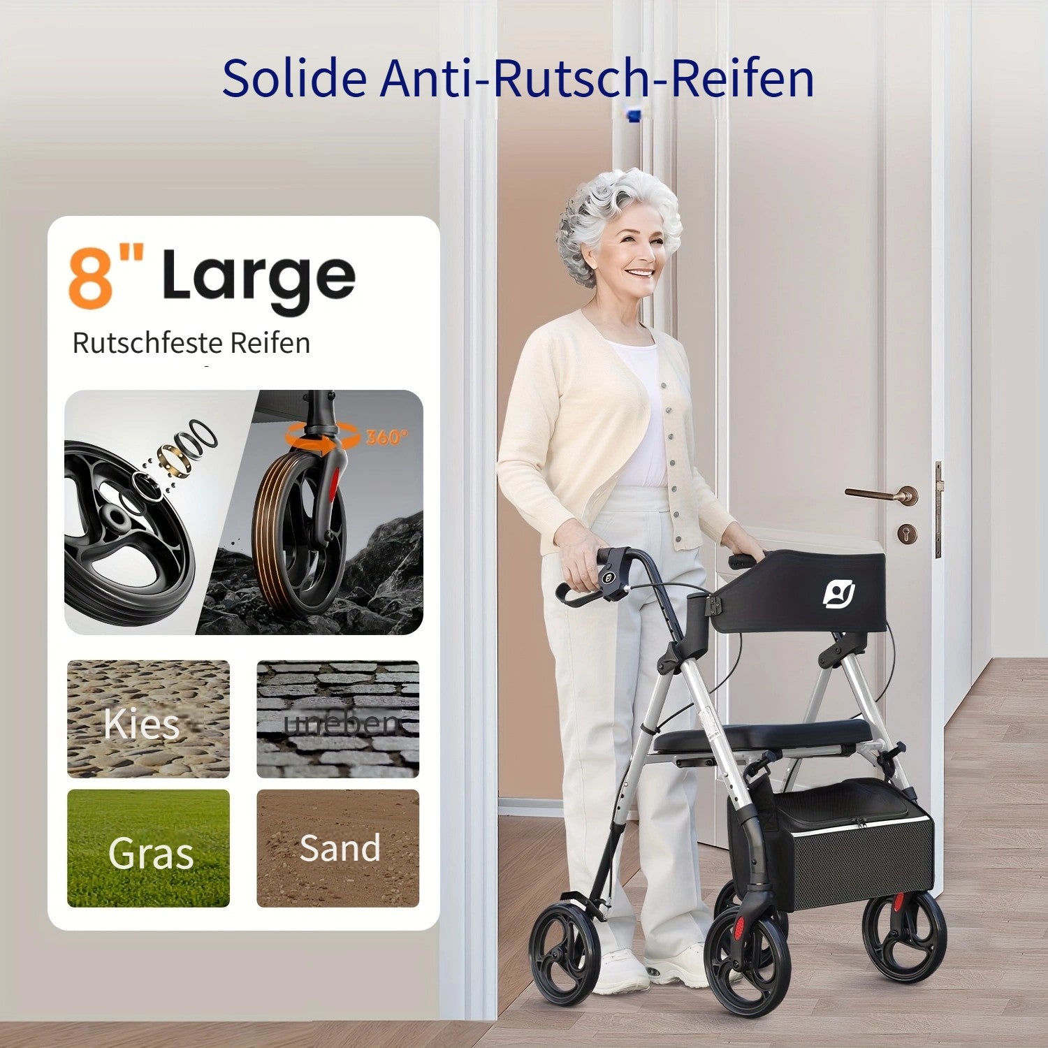 Geschenke für Senioren, Aluminium für Senioren und Pflege zu Hause – Detailansicht 19