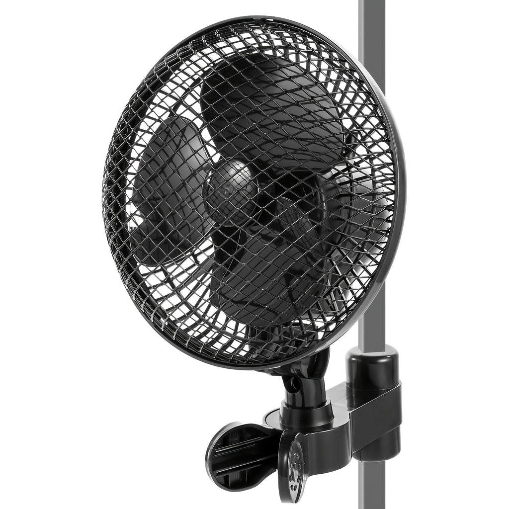 Gewächshaus Ventilator Klemmventilator Pflanzlager, Schwarz für Fahrzeug und unterwegs – Hauptansicht