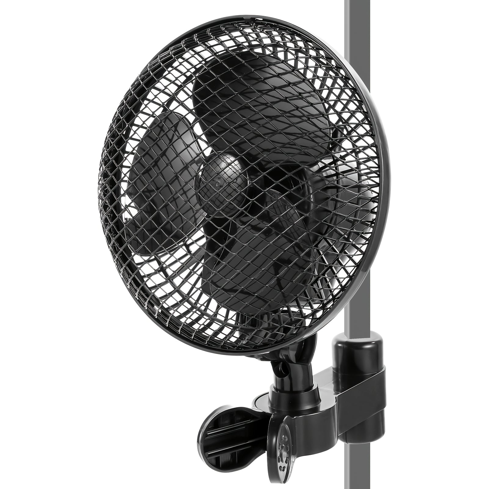 Gewächshaus Ventilator Klemmventilator Pflanzlager, Schwarz für Fahrzeug und unterwegs – Hauptansicht