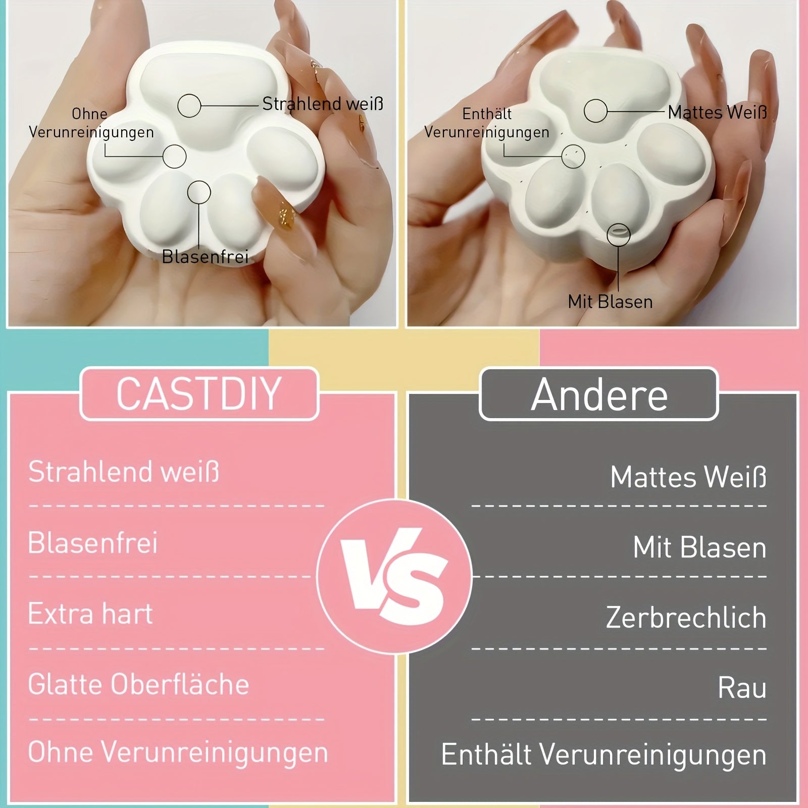Gießpulver, 1 kg für Formen und Bastelarbeiten – Detailansicht 10