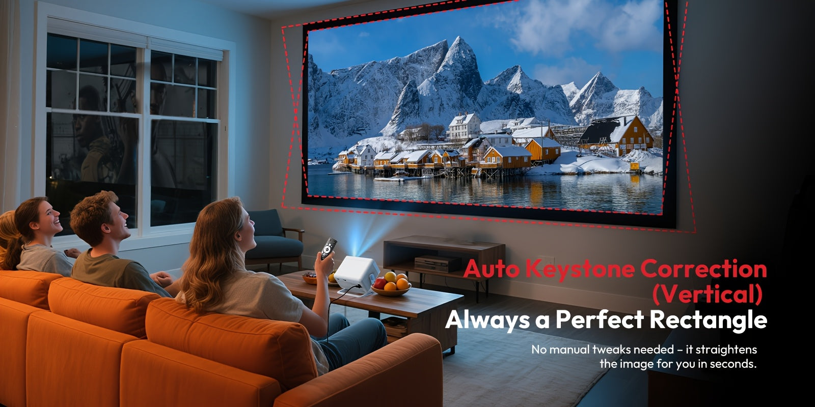 Gimbal N6 Pro Projektor, 360° drehbar für Alltag und Zuhause – Detailansicht 13