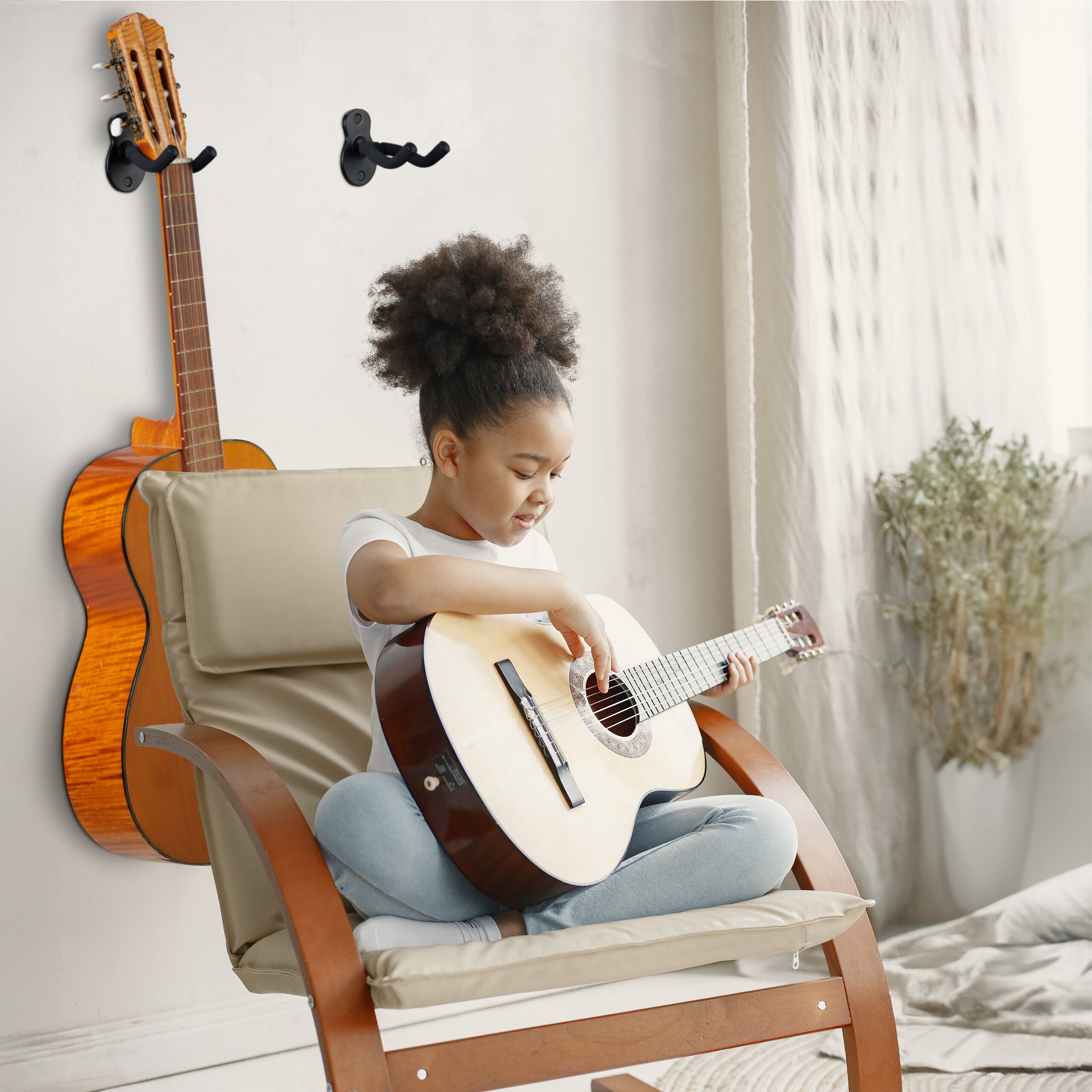 Gitarren-Wandhalter, 1 für Alltag und Zuhause – Detailansicht 3