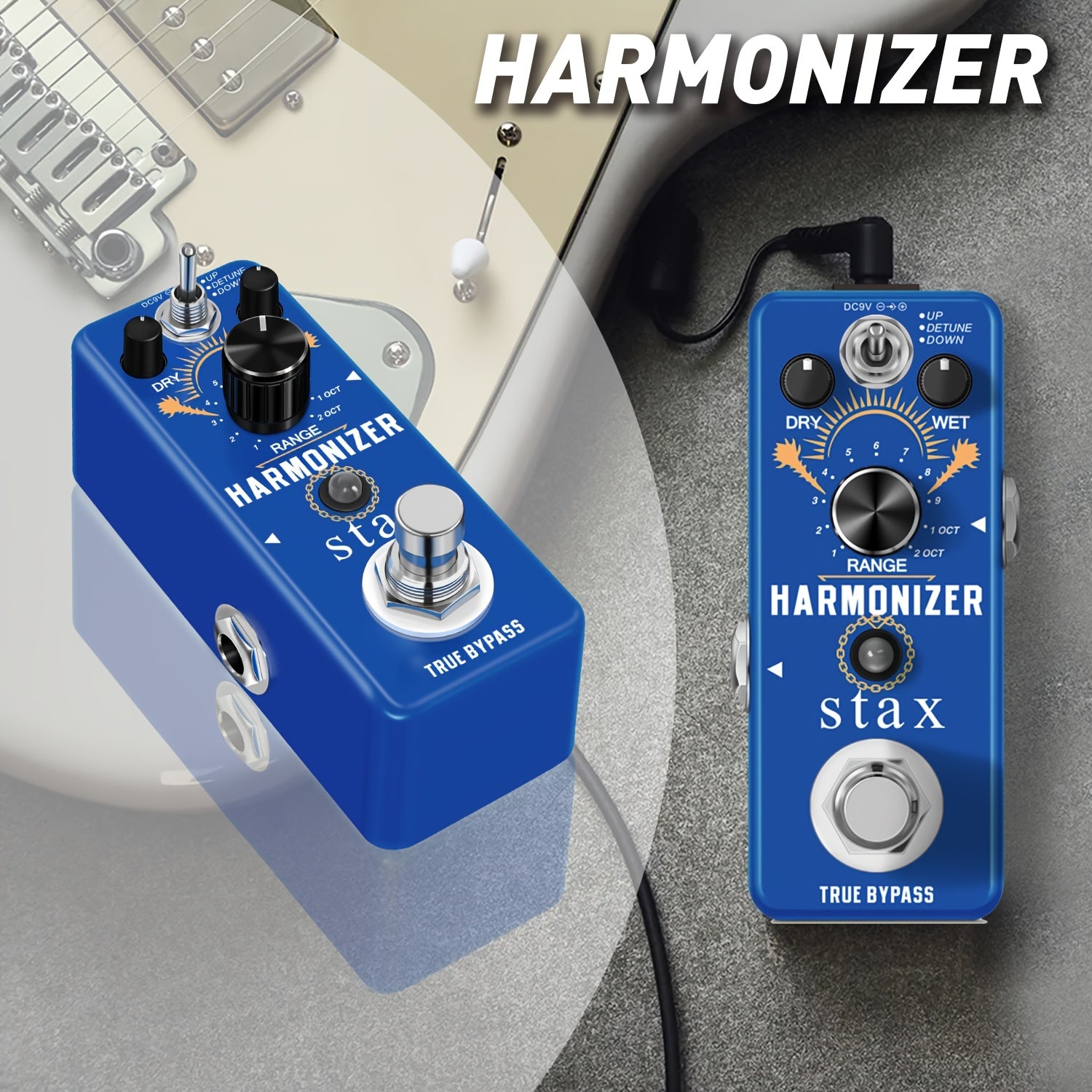Gitarreneffektgeräte, Harmonizer Gitarrenpedal für Alltag und Zuhause – Detailansicht 3