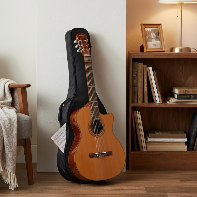 Gitarrenkasten 94x35cm, Schwarz für klassische Gitarre 3 und Alltag – Hauptansicht