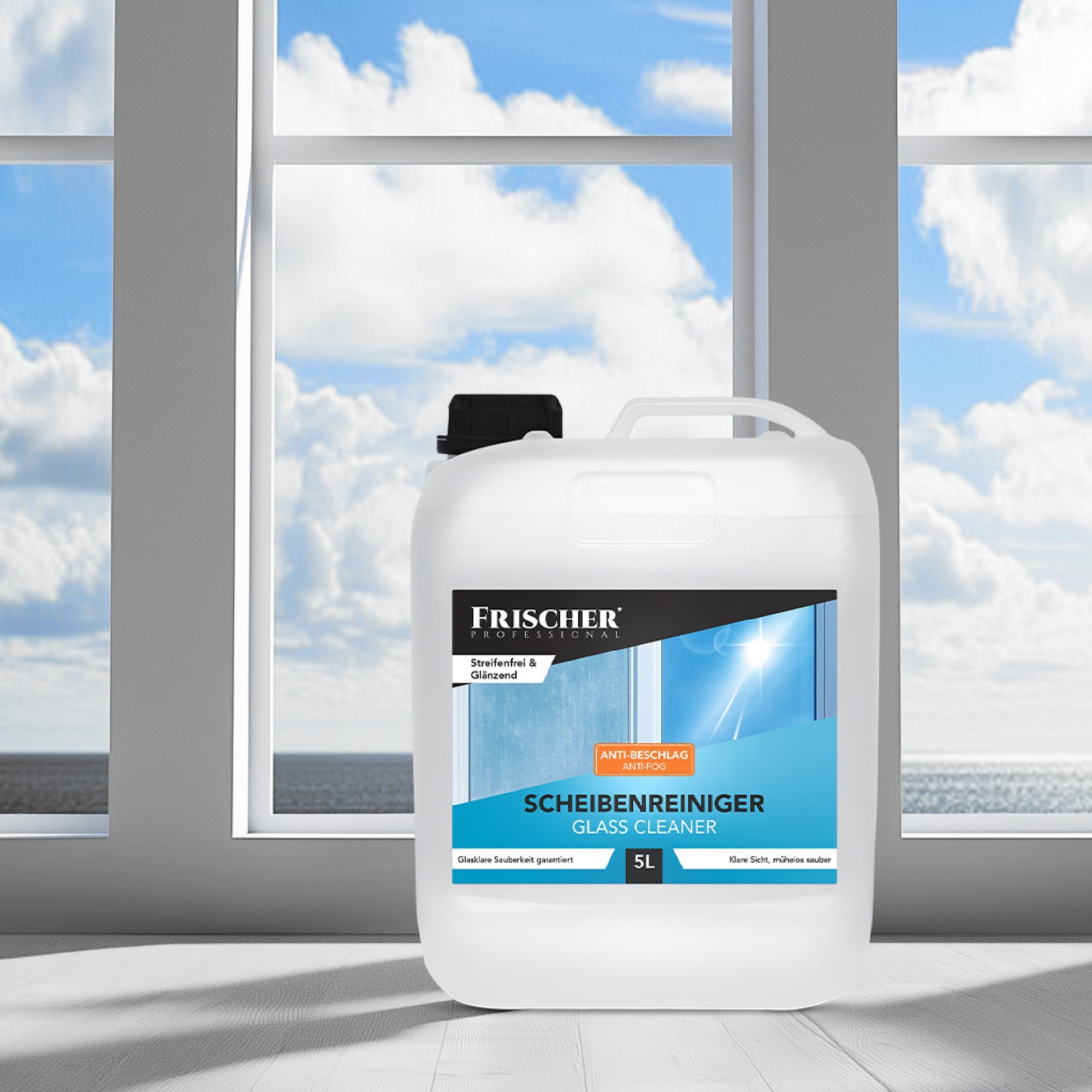 Glas- und Spiegelreiniger, 5000 ml für Alltag und Zuhause – Detailansicht 2